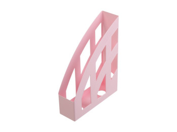 Лоток вертикальный пластиковый Pastel розовый, 1 отделение, формат A4