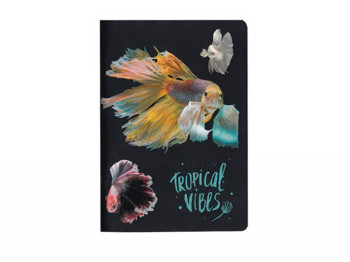 Блокнот Tropical Vibes, В6, 170х120 мм, 48 аркушів, Аркуш 1В1012