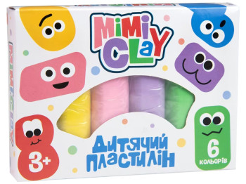 Набір для творчості Mimi clay 6 кольорів, Strateg