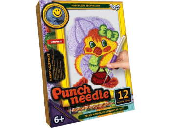 Набор для творчества Ковровая вышивка Уточка Punch needle, Danko Toys