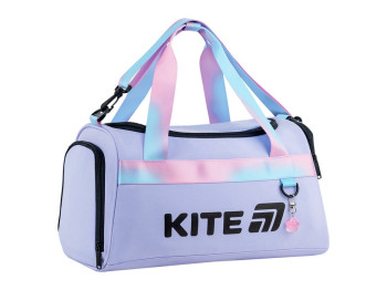Сумка спортивная школьная Shine On K26-2505-1, 20x41x24 см, отделение для обуви, Kite