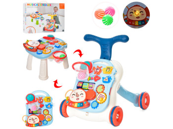 Каталка-ходунки  2в1. Musical Stroller N6038B
