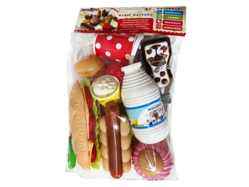 Набор продуктов в прозрачном пакете. Kinderway KW-100-101