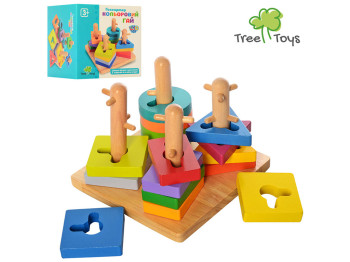 Дерев'яна іграшка Геометричний. Tree Toys MD 2370