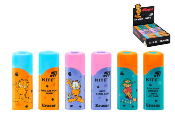 Гумка стираюча кольорова Kite Garfield GF26-1269, мікс видів