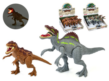 Игрушка динозавр со звуком Dinosaur KQX165-81-82, 36 см, светится и воспроизводит звук