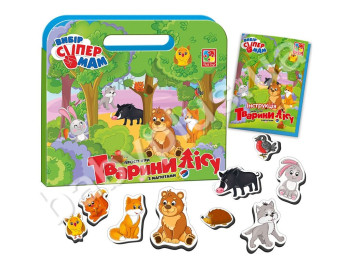 Прості ігри з магнітами Тварини лісу, Vladi Toys