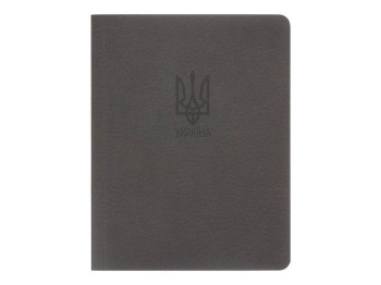 Книга записная MILITARY, А6, 64 листа, ячейка, обкл. из синтетического камня, графит, Buromax BM.296