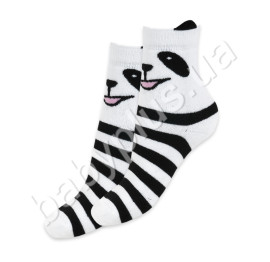 Шкарпетки, розмір 10-12, зимові білі. Внутрішній плюш, обємний малюнок. ТМ Duna