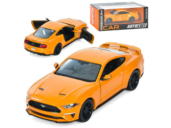 Машинка металлическая Ford Mustang GT, 20 см, открываются двери, АвтоСвіт