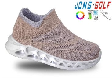 Кроссовки для девочки с LED-подсветкой. Размер 28. Jong Golf B11191-8