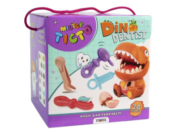 Набор для творчества Мистер тесто Dino Dentist. Strateg 41020