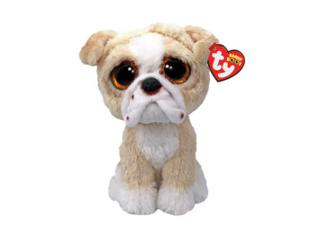 Мягкая игрушка мягконабивная Beanie Boos английский бульдог POOCH 15 см, TY 37371