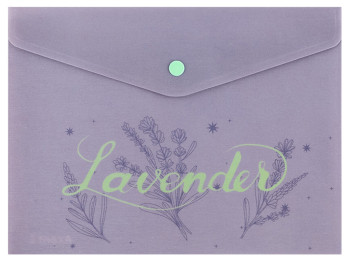 Папка на кнопке A5+ Lavender-1. Axent 1496-36-A
