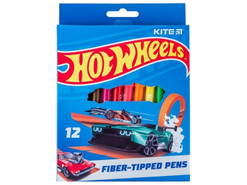 Фломастеры Hot Wheels 12 цветов, Kite