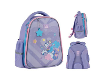 Рюкзак шкільний напівкаркасний Cute Pony, GoPack