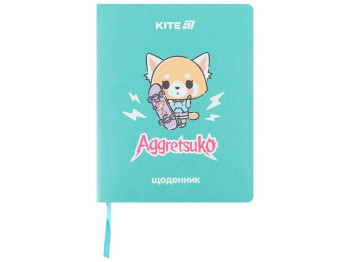 Щоденник шкільний у м'якій обкладинці PU, Aggretsuko, Kite