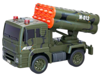 Военная инерционная машина, звук, свет, подвижные детали, резиновые колеса, на батарейках