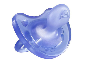 Пустышка силиконовая цветная Physio Soft, От 16 до 36 месяцев, Chicco