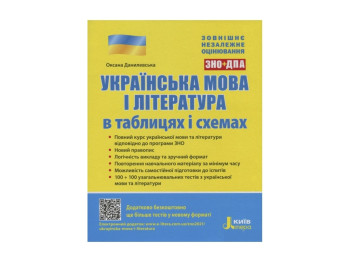 ЗНО. Украинский язык и литература в таблицах и схемах. Ранок Л1038У