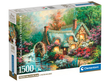 Пазли Сільська хатина Clementoni, 1500 елементів