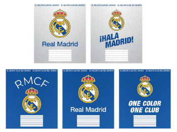 Зошит у лінію FC Real Madrid Kite RL26-234, 12 аркушів, мікс видів, ціна за 1шт