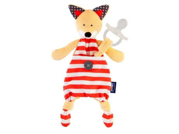 Іграшка з кліпсою для пустушки Fox, Chicco