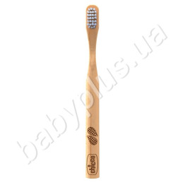 Бамбуковая зубная щетка, от 3 лет (красная), Chicco