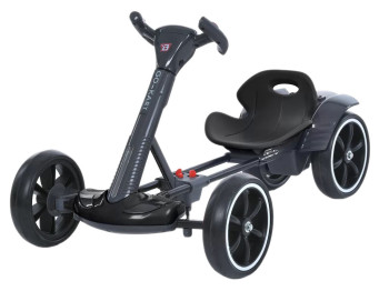 Электрокарт детский черный, 1мотор 35W, Bambi kart M 6072EBR-2