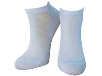 Шкарпетки дитячі літні з сіткою бавовняні короткі маріне. Розмір 18-20. Легка Хода 9296