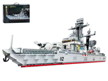 Конструктор 23028 авіаносець Keeppley, 1621 деталь, масштаб 1:669, збірна модель, пластик