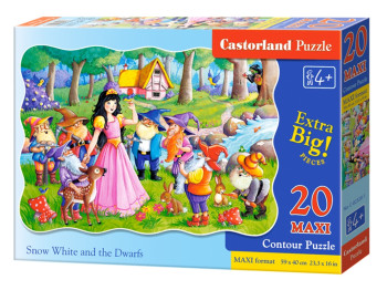 Пазли Білосніжка, 20 елементів, Castorland