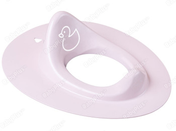Туалетное сиденье обычное Утенок светло-розовое. Tega Baby DK-090-130