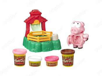 Маса для ліплення Animal Crew Пустотливі Поросята. Play-Doh E67235L0