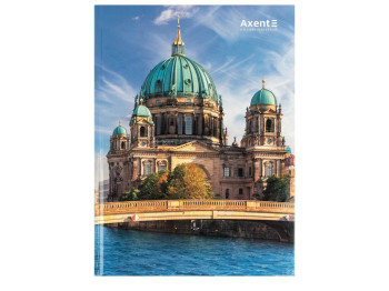 Книга записная City Berlin Axent 8425-6-A, A4, клетка, 96 листов