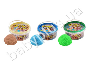 Кинетический песок Magic sand светится в темноте, Strateg