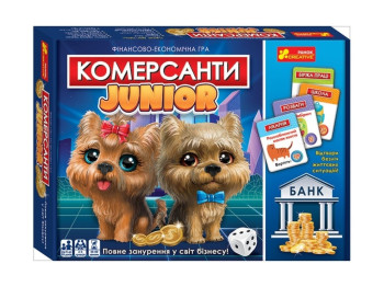 Настольная игра. Коммерсанты. Junior. Ranok Creative 10120162У