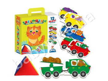 Гра з мішечком Звероцепи, Для най менших, Vladi Toys