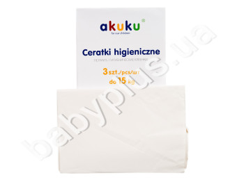 Гігієнічні клейонки для підгузників. Akuku A1022