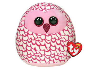 М'яка іграшка SQUISH-A-BOOS Сова PINKY 40 см. TY 39204