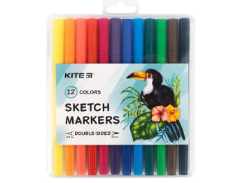 Скетч маркеры 12 шт, Kite