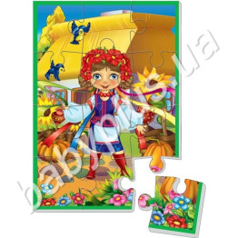 М'які пазли Дівчинка українка А5, Vladi Toys