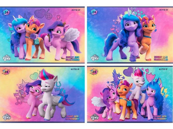 Тетрадь для рисования My Little Pony 24 листа. Kite LP24-242