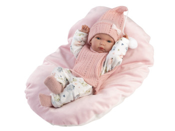 Лялька Bimba Estampado Gatitos Con Cojin 35 см, Llorens 63504