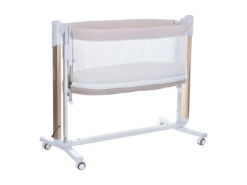 Кроватка-манеж ME 1125 G NOA Beige, app-управление, LED-экран, EL CAMINO