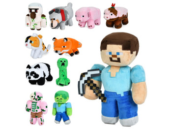 Мяка іграшка мікс персонажів Minecraft YG0286