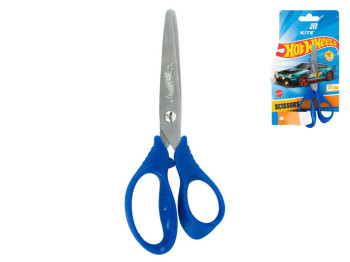 Ножницы детские Kite Hot Wheels HW26-122, 13 см, закругленные кончики, синий, Kite