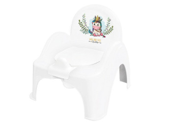 Горшок - стульчик Дикий закат. Единорог Белый. Tega Baby DZ-007-103-JEDNOROŻEC