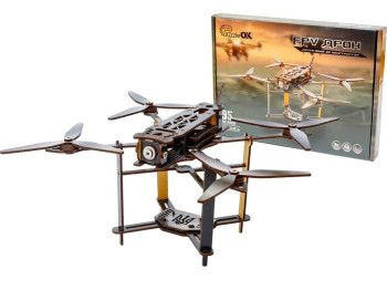 Дерев'яний 3D конструктор FPV Дрон