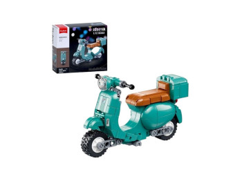 Конструктор SLUBAN M38-B1538, скутер, 151 деталь, масштаб 1:12